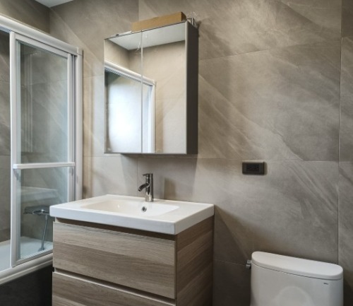 原木設計與系統家具細節呈現